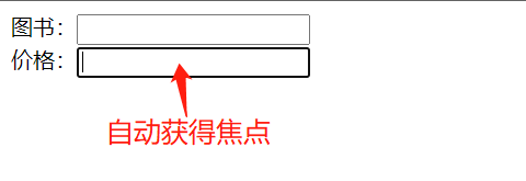 自动获得焦点