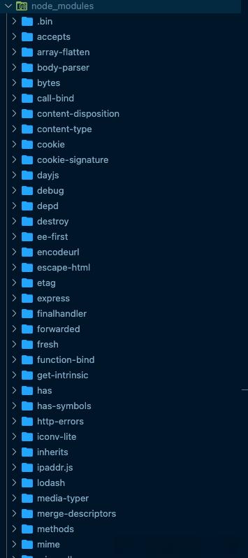 node_modules下会有很多包